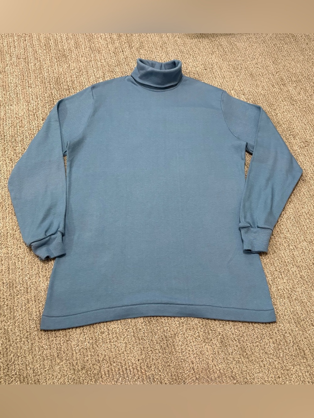 Di Fini Light Blue Turtleneck Top